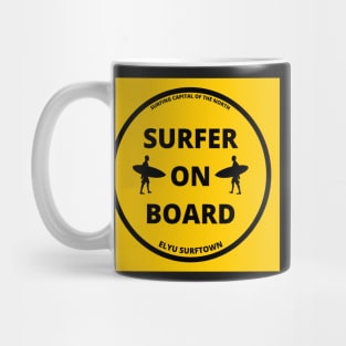 SURFER ON BOARD CAR/MOTOR BIKE STICKERS AND MORE 3 Mug